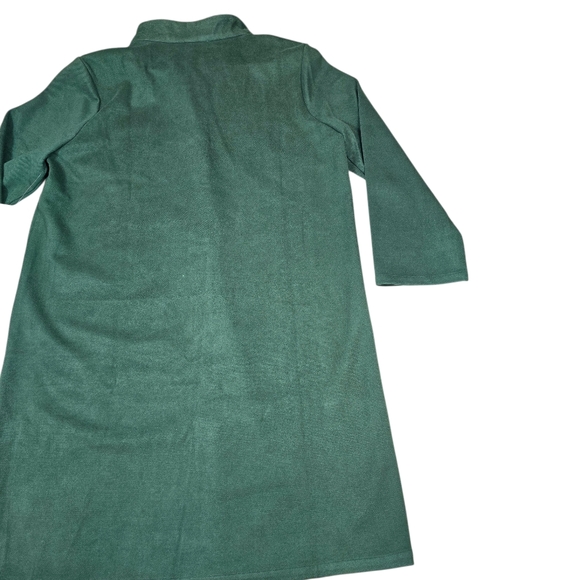 Tuckernuck Green Long Sleeve Collared Avery Mini Dress, Women's Size XL NWT - Picture 10 of 12